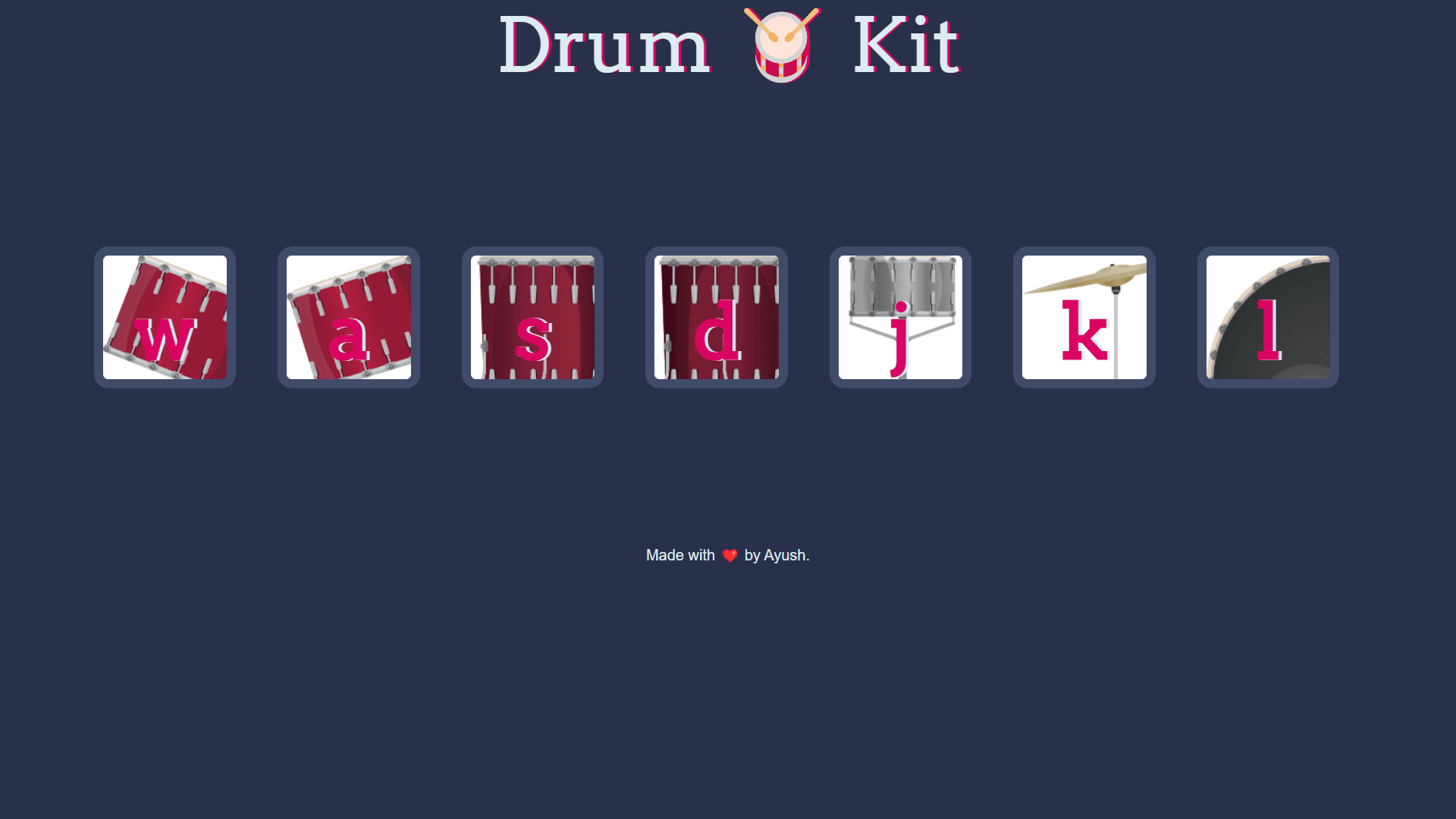 Drum Kit WebApp